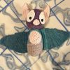 Halloween crochet bat pattern