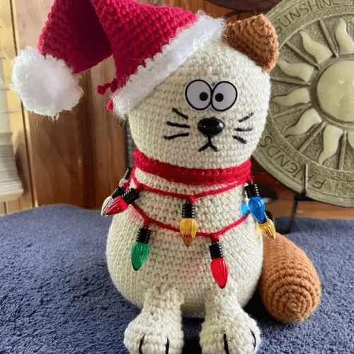 Christmas Cat Tree Pattern Fast Crochet