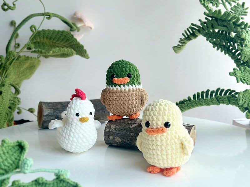 6 in 1 Cute Farm Animals – Fast Crochet