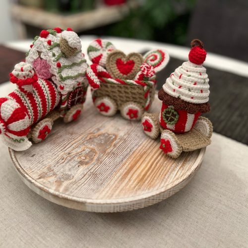 Christmas Gingerbread Train Crochet Pattern photo review