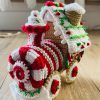 Christmas Gingerbread Train Crochet Pattern