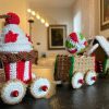 Christmas Gingerbread Train Crochet Pattern