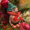 Christmas Hedgehog Crochet Pattern