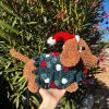 Christmas Dog Crochet Pattern