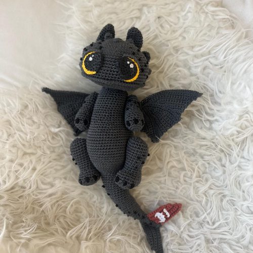 Black Dragon Crochet Pattern photo review