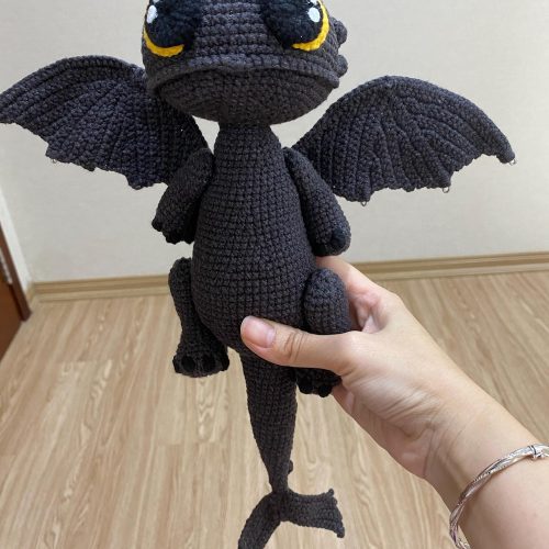 Black Dragon Crochet Pattern photo review