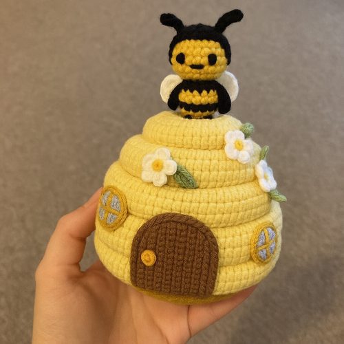 Beehive with Bees Crochet Pattern photo review
