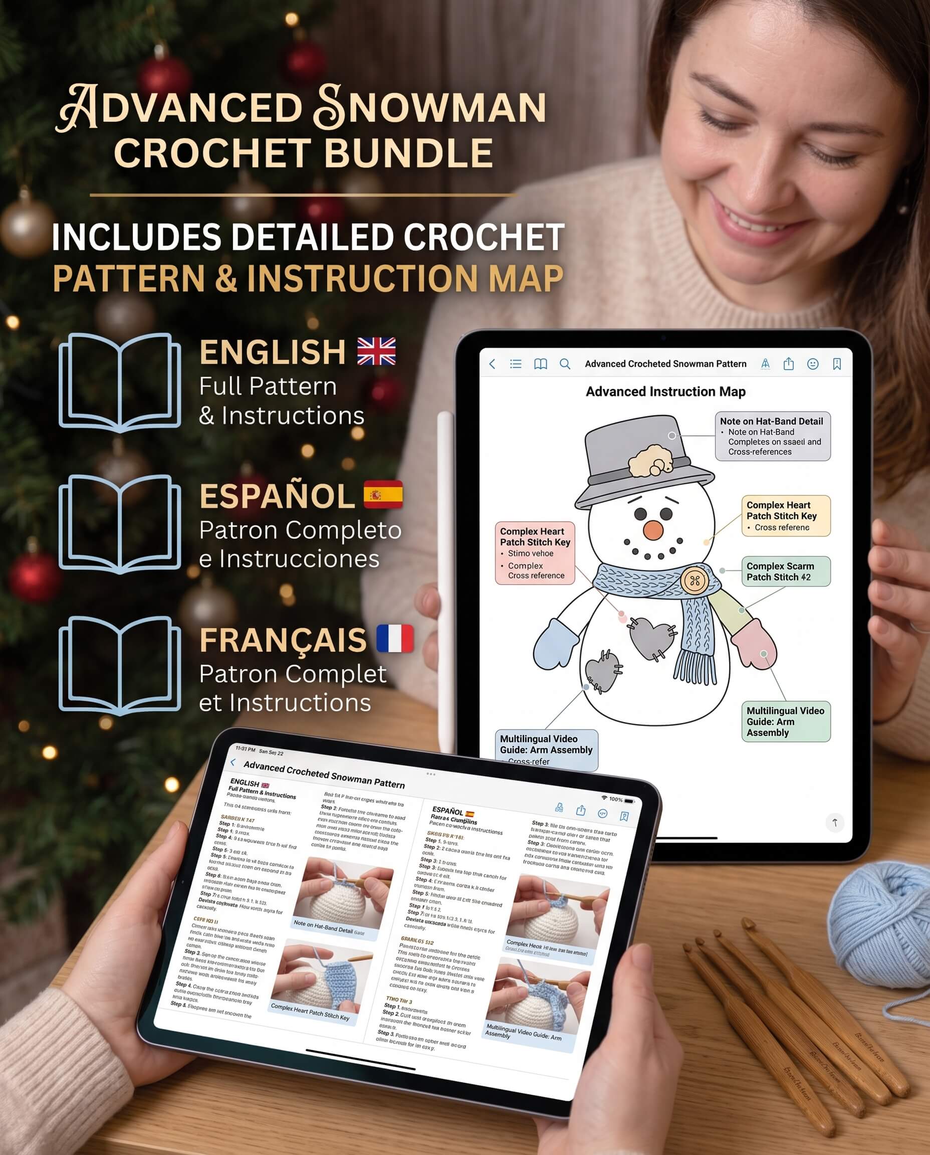 The Snowman Amigurumi Crochet Pattern - Image 4