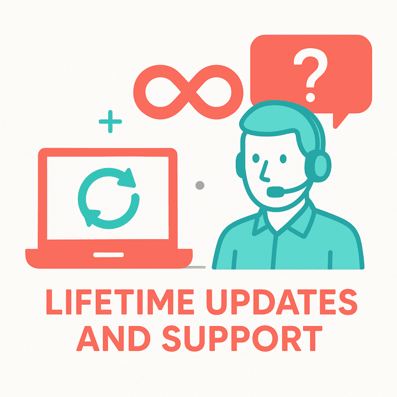 Lifetime Updates and Support