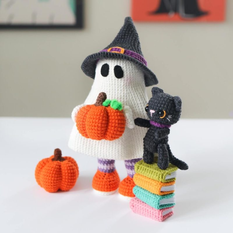Halloween Ghost Friends Pattern - Image 5