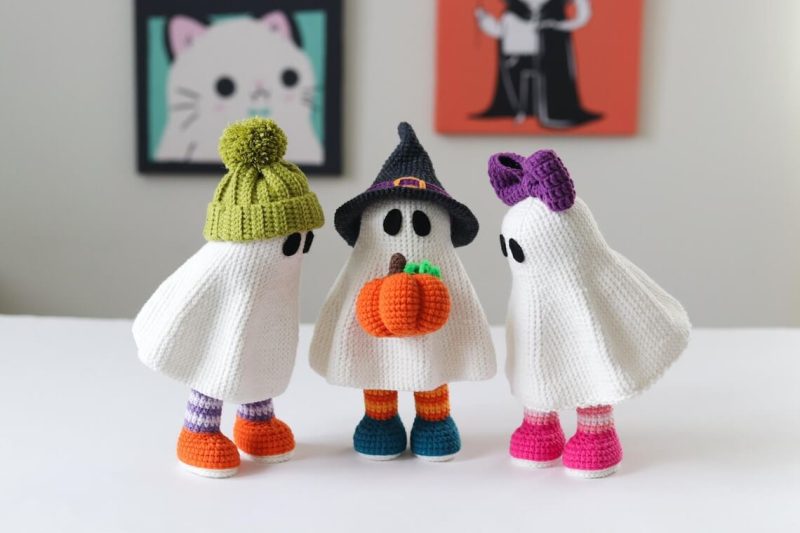 Halloween Ghost Friends Pattern - Image 7