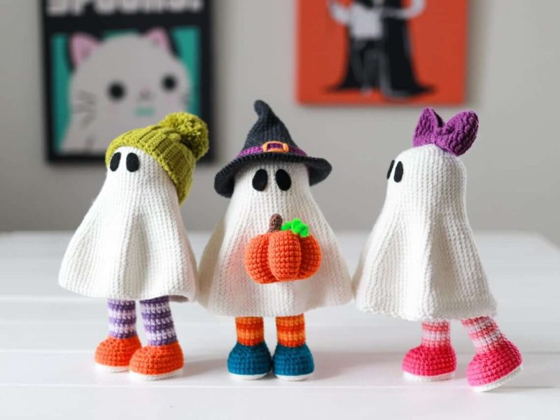 Halloween Ghost Friends Pattern - Image 2