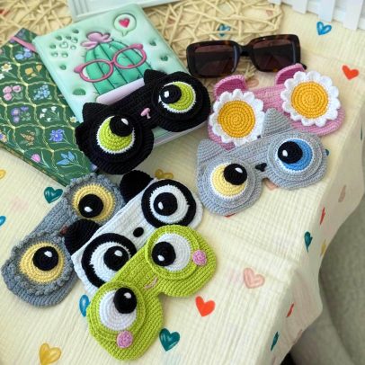 Cute Animal Eyeglasses Holder Crochet Pattern