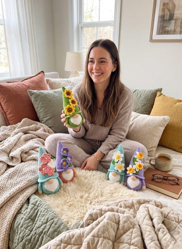 Flower Gnomes Crochet Pattern Set photo review