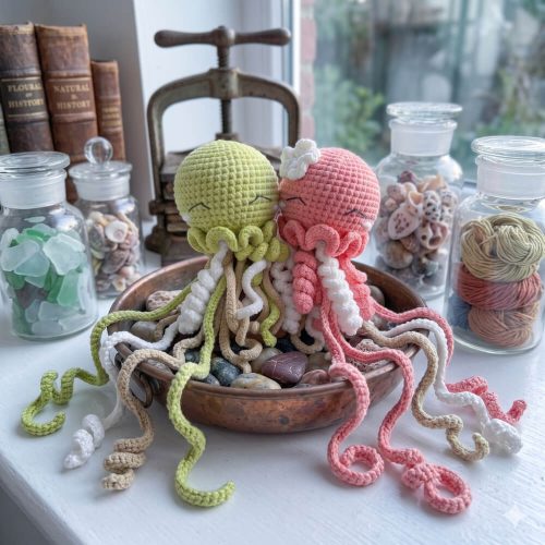 Jellyfish Crochet Pattern – Cute Amigurumi Sea Plush photo review